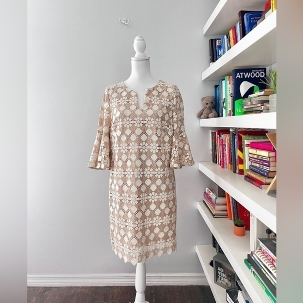 Trina Turk Cream Lace Dress Small/Medium